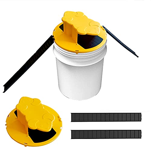 Mouse Trap,Mouse Trap Bucket,Flip Slide Bucket Lid Mouse| |Trap Door Style| |Auto Reset| |Indoor Outdoor|5 Gallon Bucket Compatible