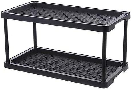 COLIBROX 2-Tier Boot and Shoe Organizer, 100% polypropylene, Perfect to organize shoes and other footwear