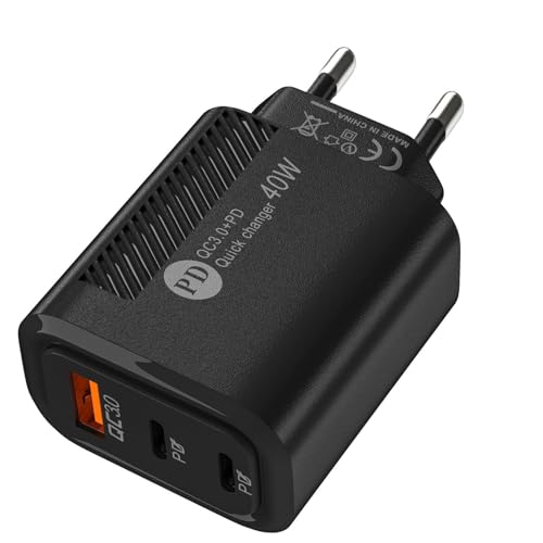 Cabezal de cargador tipo c doble PD y USB QC3.0 para tus dispositivos
