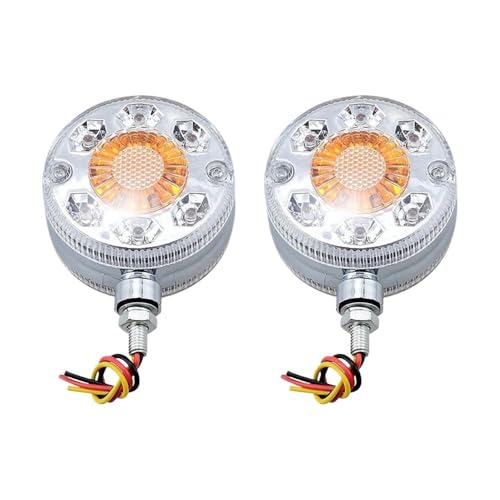 Clignotants moto LED dynamiques avec feu de freinage intégré et lentille fumée