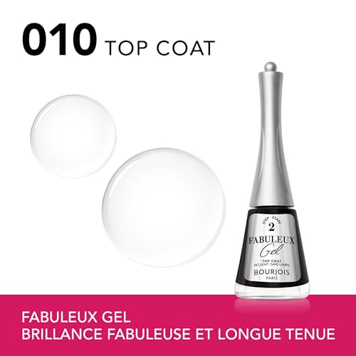 Vernis À Ongles Bourjois Fabuleux Gel Top Coat – Longue Tenue, Sans Lampe UV - vue 5