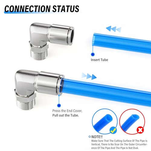 Evite fugas con el codo macho de acero inoxidable 304 Tailonz 6