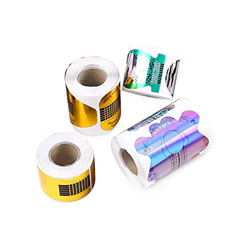 400PCS Acrylic Nail Paper Forms,Horseshoe Nail Extension Tips,Acrylic Nail/UV Gel Nail Extension Forms Guide Stickers for Women Girls Nail Salon DIY Supplies (Nail Forms Set)