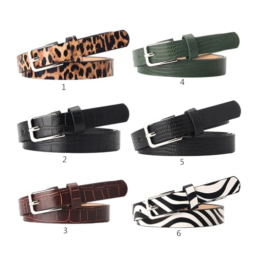 Retro Women Waist Belts With Leopard Print Simple Wide Waist Belt Casual Fashion All-match Jeans Dresses Waistband Faux Leath3