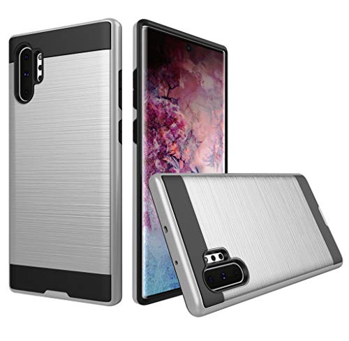 YUYOUG for Samsung Galaxy Note 10 Case Accessory, 2019 New Premium Portable Shockproof Protective Phone Case for Samsung Galaxy Note 10/10+ Smartphone (Samsung Galaxy Note 10+, Silver)