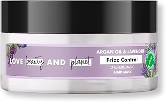 Love Beauty & Planet Argan Oil & Lavender Magic Mask for Smooth Frizz Free Hair|No Sulfates,No Paraben|100ml