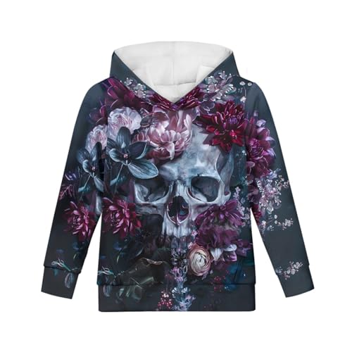 Image of GLUDEAR Teen Boys Girls Novelty Animal Galaxy Hoodies Sweatshirts Pullover