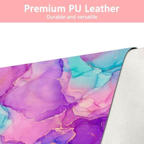 Tapis de bureau antidérapant et imperméable pour souris et clavier - 3