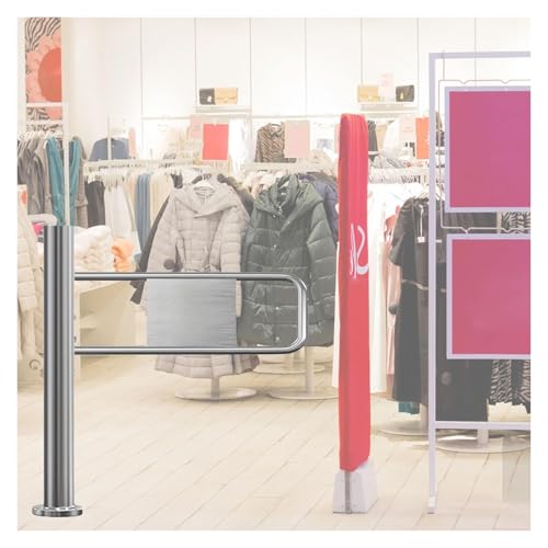 Portail à sens unique en acier inoxydable pour l'accès sécurisé magasin