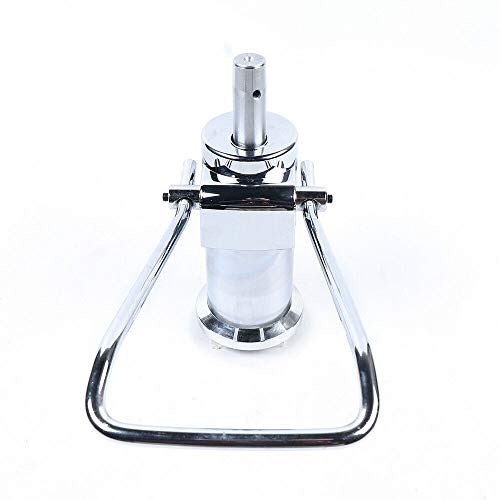 Tbvechi 26.8Mm Silver Replacement Hydraulic Pump Replacement Lift Cylinder For Office Chair Salon Chair Barber Chair 440Lbs Capacity Height Adjustable 6 Bolts Stretched Height 14In thumb #4
