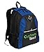 Personalized Contrast Honeycomb Backpacks, Blue - Your Name - Customized Embroidery Backpack for College, Business