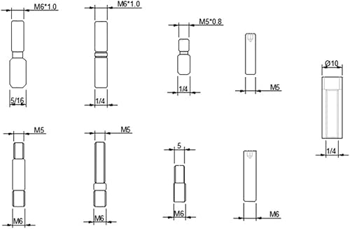 Miniatura 5 de VIGOLU Antena de recepción de 5.5 pulgadas de repuesto para Ford F150 F250 F350 Dodge Ram 1500 2500 Jeep Wrangler Toyota Tundra (azul)