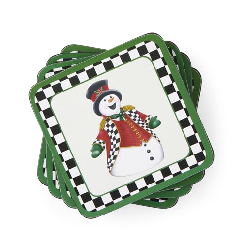 Pimpernel Black & White Collection Coasters, Set of 6 – 4