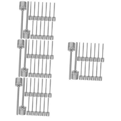 Balacoo 4 Series 4 Juegos De Agujas para Inflar De Aire Agujas para Inflar Acero Inoxidable 100 Unidades X 4 100 Piezas x 4