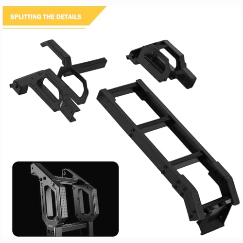 Archaic Heckklappenleiter für Suzuki Jimny Sierra JB64 JB74 2018–2024, Heckleiter, Geländeleiter für Jimny gl,Leichte Leiter aus Aluminiumlegierung, Heckleiter der Search-Serie