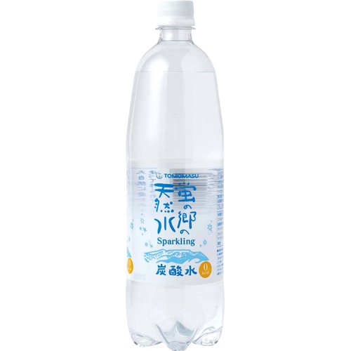 友桝飲料 蛍の郷の天然水 スパークリング 1000ml×15本