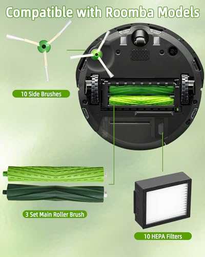 Kit accessoires pour iRobot Roomba i j e avec brosses et filtres