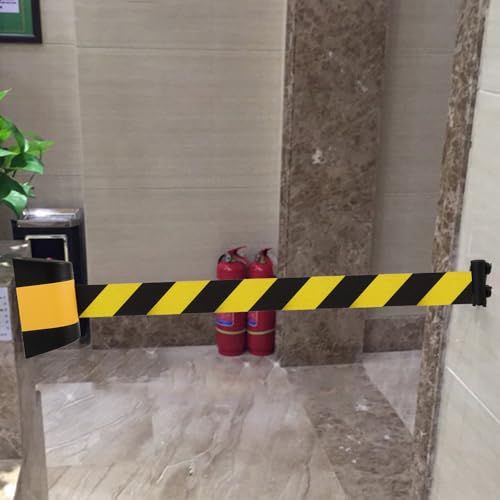 Barrière de sécurité sangle magnétique rétractable pour couloir et caisse - 3