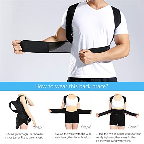 Ceinture de décompression lombaire et correcteur de posture - 3