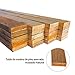 Listones de Madera de Pino. 20 Tablas Macizas de 1 metro con...