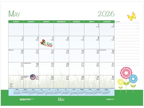 House of Doolittle 2025-2026 Monthly Seasonal Desk Pad Calendar, Academic, 22 x 17 Inches, July - June (HOD1395-26) - Image 12