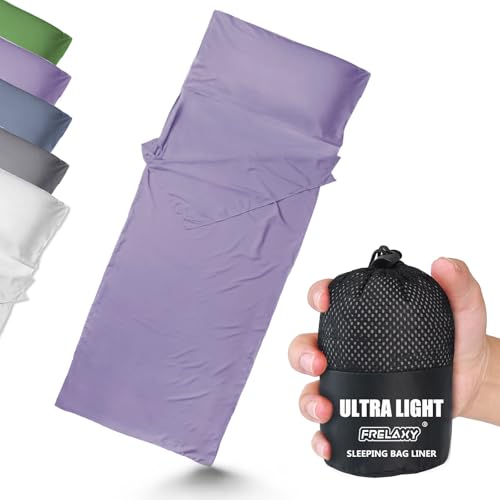 Frelaxy - Frelaxy Ultralight Sleeping Bag Liner - Lighter & Compact, 3 Sizes Travel Sheets & Adult Sleep Sack, Comfy Breathable & Cooling & Silky Soft, Quick-Drying, for Backpacking, Hotel, Camping, Hostels - -13%
