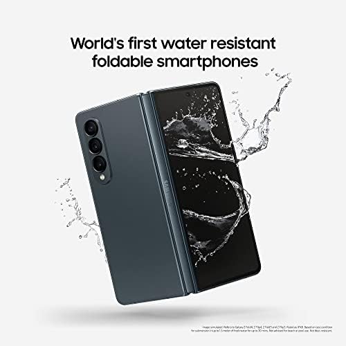 Samsung Galaxy Z Fold4 5G Mobile Phone Sim Free Android Folding Smartphone 256GB, Phantom Black, 3 Year Manufacturer Warranty, UK Version
