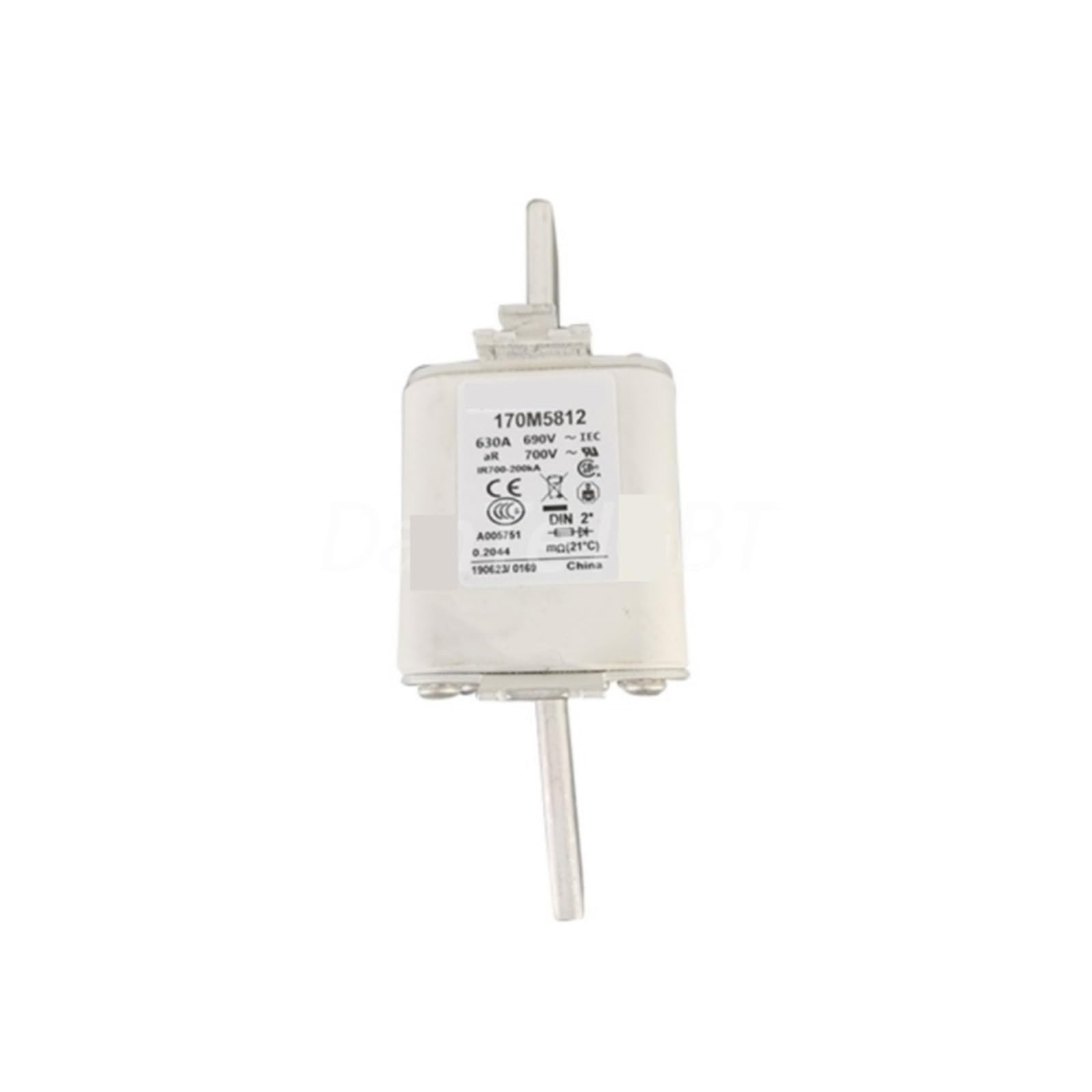 Fusible 170M5812 pour protection de puissance industrielle haute tension