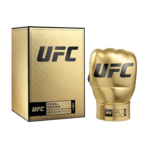 Image of UFC Final Round - Cologne for Men - Amber, Leather, Vanilla Perfume for Men with Saffron and Sandalwood Notes - Bold, Long Lasting Scent - 3.4 oz