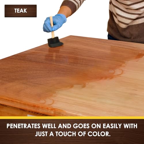 Dwil WOOD STAIN - 8.5OZ TEAK Water Based Wood Stain thumb #1