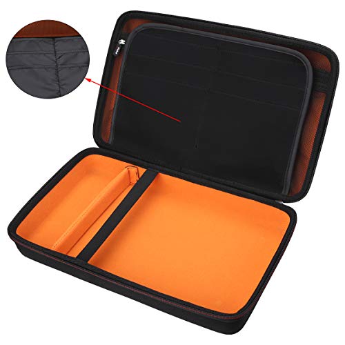 Mchoi Hard Travel Case for DR. J 12.5"/ for DBPOWER 11.5" 12"/ for Megatek 12.5“/ for HDJUNTUNKOR 12"/ for SQQBZZ 11.5"/ for ieGeek 11.5"/ for WONNIE 12" Portable DVD Player, Case Only