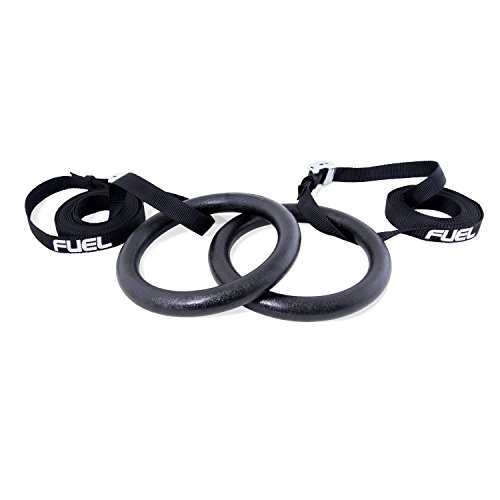 Fuel Pureformance Gymnastics Ring with Straps, Black