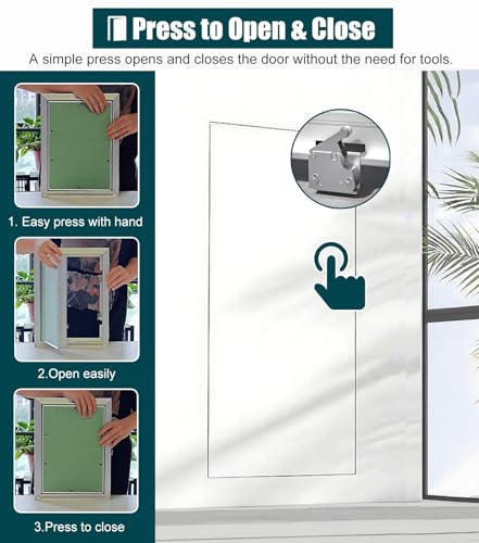 Porte d'accès cachée au grenier pour rénovation de plafond design