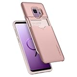 Spigen Slim Armor CS Galaxy S9 Case with Slim Dual Layer Wallet Design and Card Slot Holder for Samsung Galaxy S9 (2018) - Rose Gold