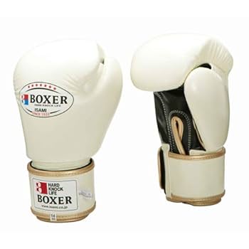 ISAMI BOXER ボクシンググローブ ホワイト　8oz BOXER ボクシンググローブ ホワイト 8oz 競技別・ボクシング