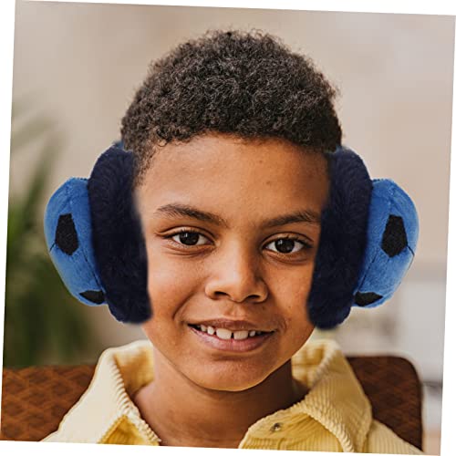 Warm Earmuffs Soccer Shape Earmuffs for Boys Girls Outdoor Winter Ear Muffs Practical Comfortable for Birthday Christmas4