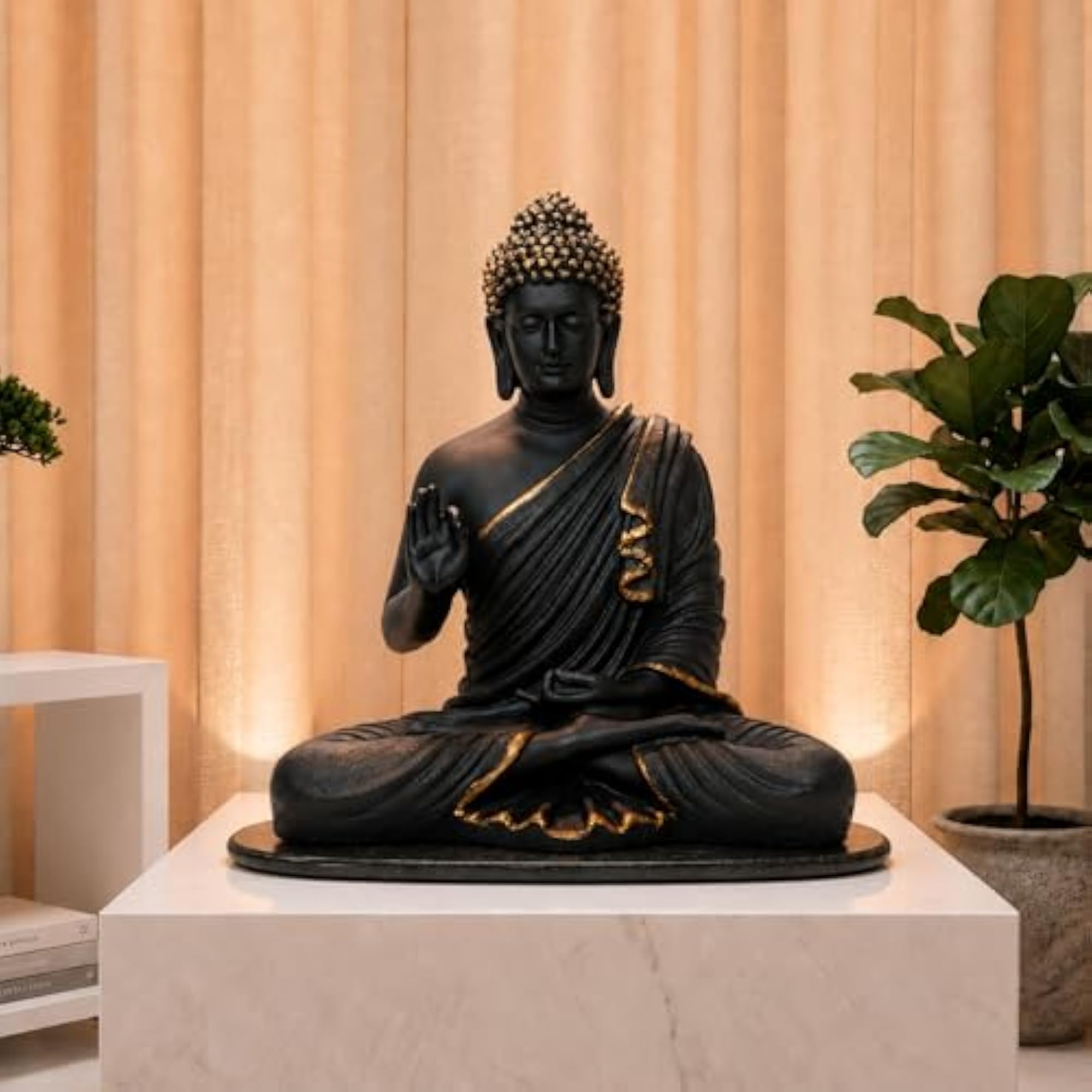 2 Feet Meditating Buddha Statue for Home Decor