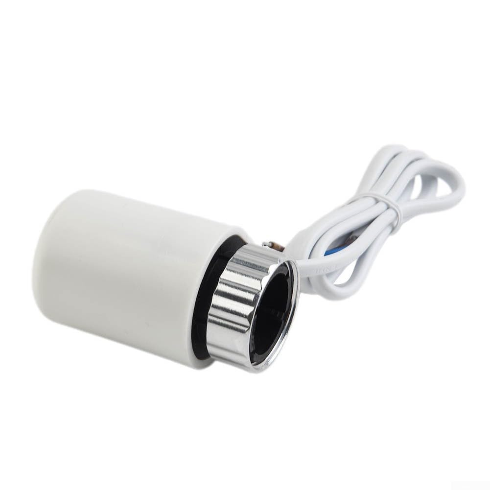 Thermal Electric Actuator for Underfloor Heating Manifold - Normally Open/Closed 230V 2W 110N Thrust IP54 White for HVAC Control Valve Actuator(White Normally Open)
