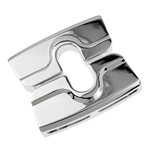 HDBUBALUS Capas de parafuso de cabeça de vela de ignição cromada esquerda e direita para Harley Dyna