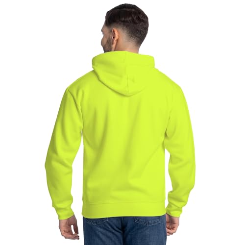 Image of Fruit of the Loom Men's Eversoft Fleece Pullover Hooded Sweatshirt, Moisture Wicking & Breathable