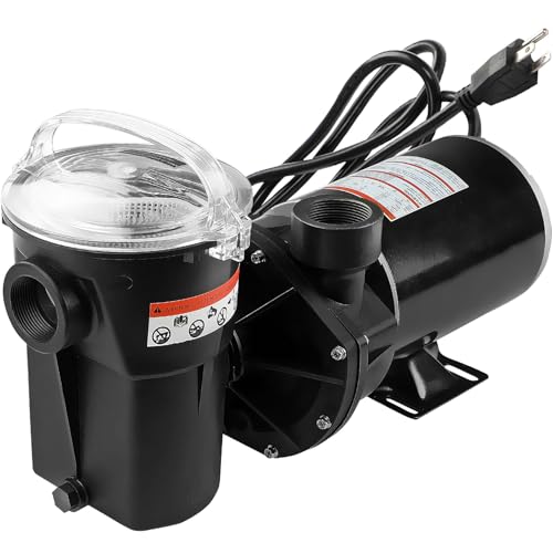 W3SP1580X15 1.5 HP Pool Pump, Single speed motor, 115V 11.2A 3450RPM 60Hz, Direct Replacement for...