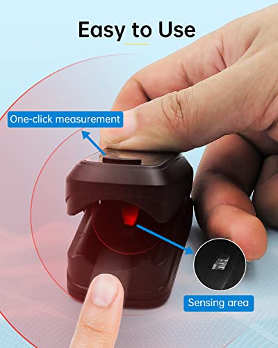 Healthtree JKS50B Fingertip Pulse Oximeter Blood Oxygen Monitor Pulse Ox thumb #5