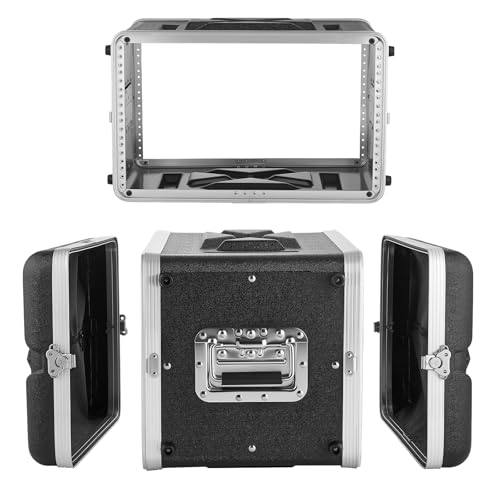 VEVOR 6U Rack Case, 14 in Depth, Server Rack Cabinet Shallow with ABS Construction, Recessed Twist...