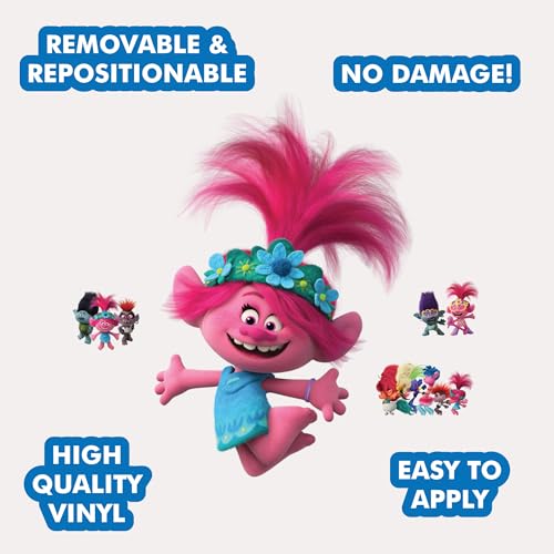Vinilos Decorativos Trolls Poppy 22" para Pared miniatura 2