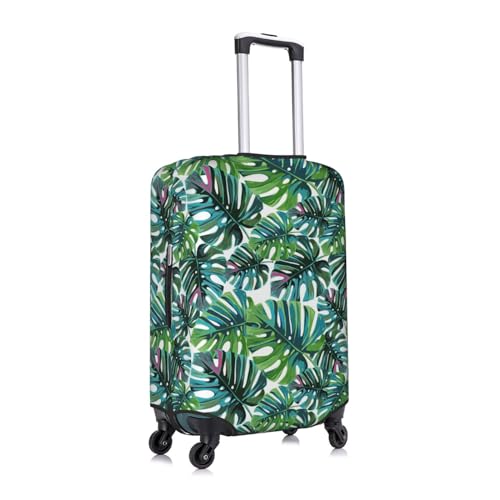 Generic Tropical Palm Leaves Jungle Leaves Luggage Suitcase Cover, Stretchable Protection Luggage Stylish Suitcase Covers Small3