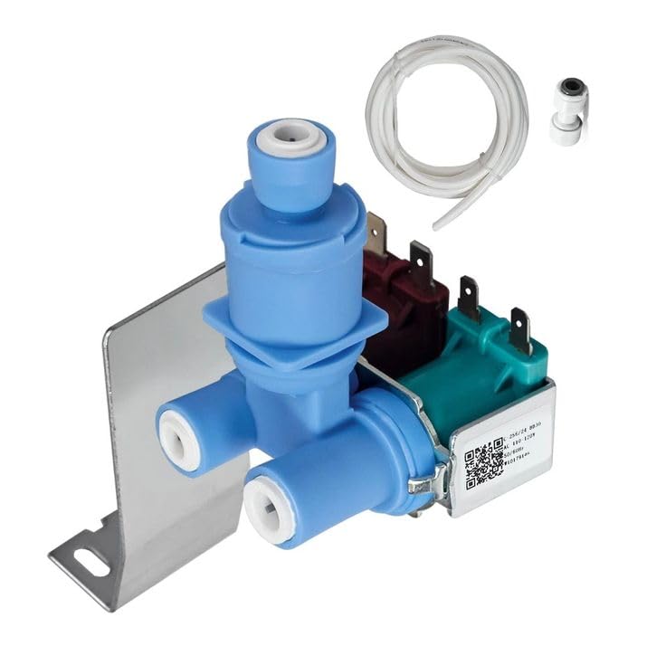 Refrigerator Water Inlet Valve Replaces for Whirlpool ED5JHEXTS00 ED5JHEXTB10 ED5JHEXTB00 ED5JHEXTQ00 ED5JHEXTS10 ED5JHEXTQ10 ED5JHAXTB00 ED5JHAXTL02