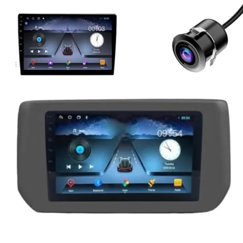 Image of Modorwy Original QLED 9 inch Zlink Car Android Stereo | OS 13 | 2GB+32GB | Display Support Car Play & Android Auto | incl. AHD Rear Camera & Frame Compatible with Maruti Swift 2024-1 Year Warranty