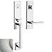 Baldwin 85391.RENT Minneapolis Right Handed Single Cylinder Keyed Entry One Piec, Satin Nickel