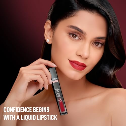 Image of RENEE Stay With Me Matte Transferproof Liquid Lipstick- Play of Clay | Waterproof & Smudge-proof | Bold Pigment, Lightweight & Long-lasting | With Hyaluronic Acid & Vitamin E | 6 ml
