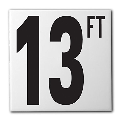 Ceramic Swimming Pool Waterline Depth Marker 